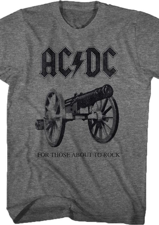 ACDC For Those About to Rock T-Shirt - main product image