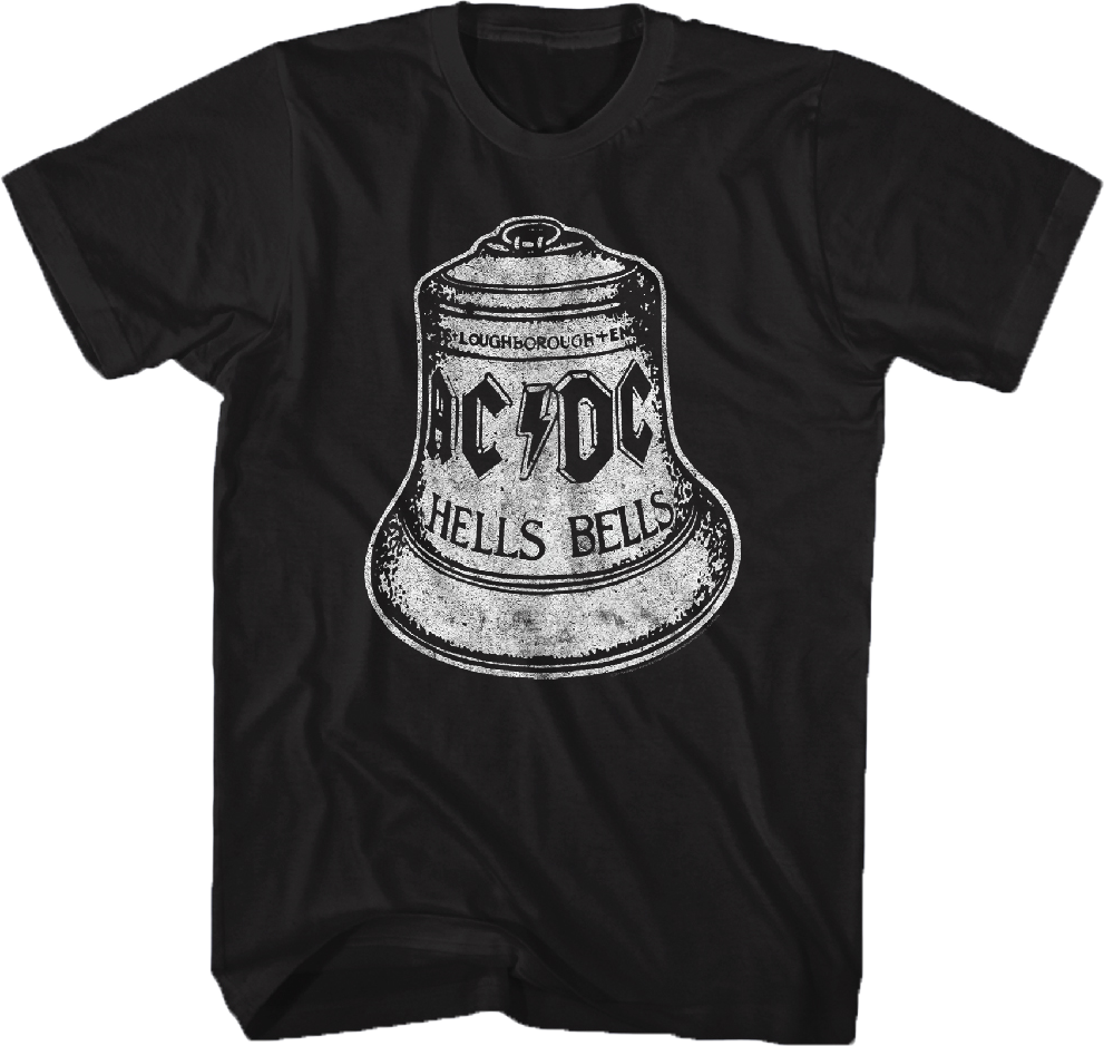 ACDC Hells Bells Logo T-Shirt: Music ACDC T-shirt