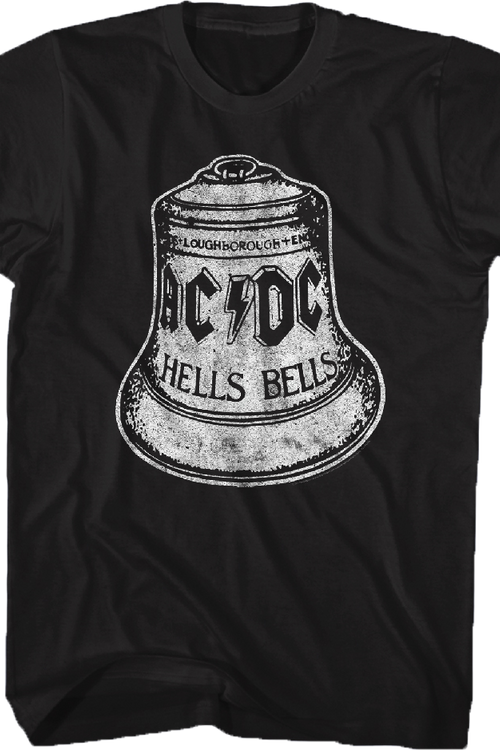 Ac dc hells hotsell bells t shirt