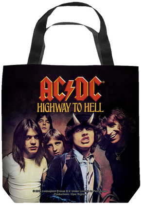 ACDC Highway To Hell Tote Bag