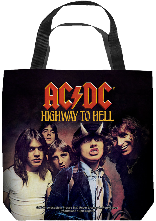ACDC Highway To Hell Tote Bag - main product image