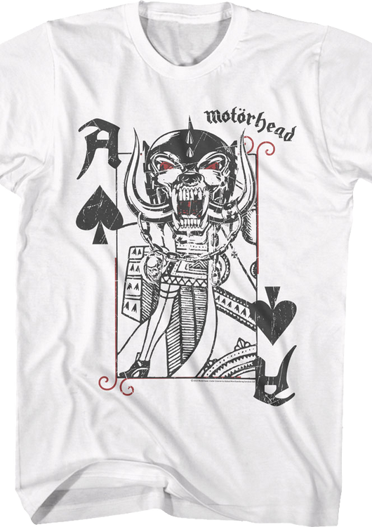 Ace Of Spades Playing Card Motorhead T-Shirt - main product image