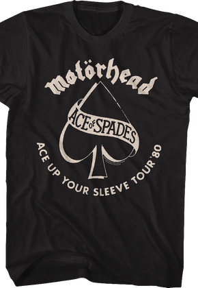 Ace Up Your Sleeve Tour '80 Motorhead T-Shirt