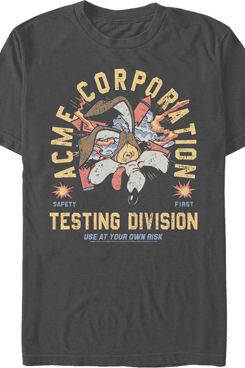 Acme Corporation Testing Division Looney Tunes T-Shirtmain product image