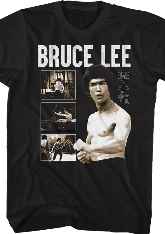 Action Collage Bruce Lee T-Shirt - main product image