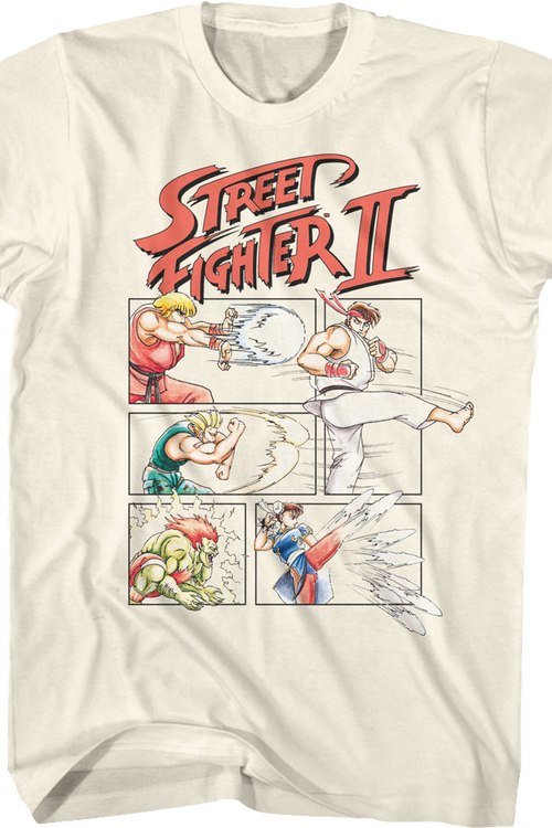 Action Panels Street Fighter II T-Shirtmain product image