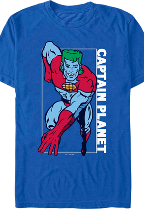 Action Pose Captain Planet T-Shirt