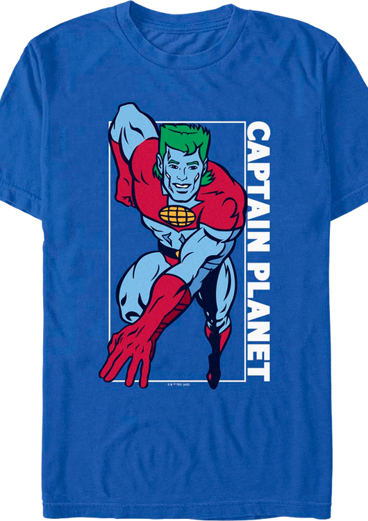 Action Pose Captain Planet T-Shirt - main product image