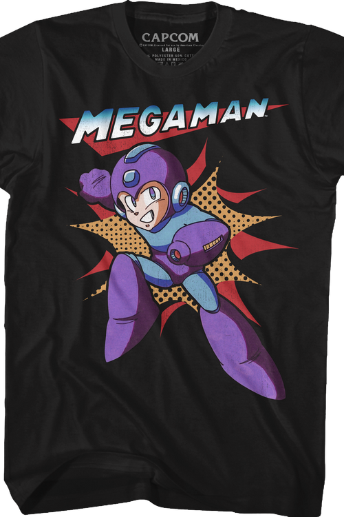 Action Pose Mega Man T-Shirtmain product image