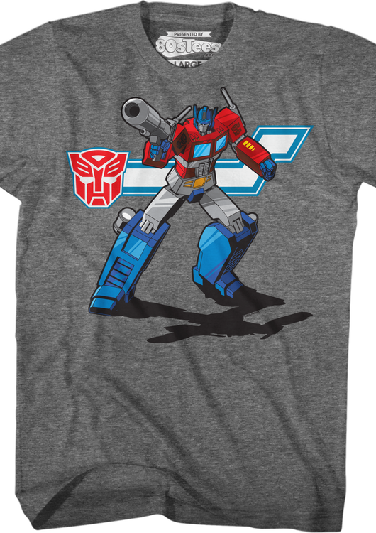 Action Pose Optimus Prime Transformers T-Shirt - main product image