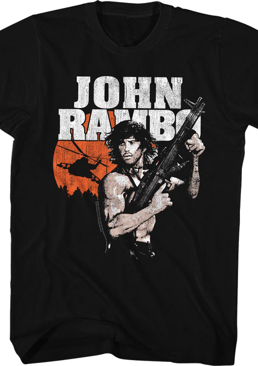Action Pose Rambo T-Shirt - main product image