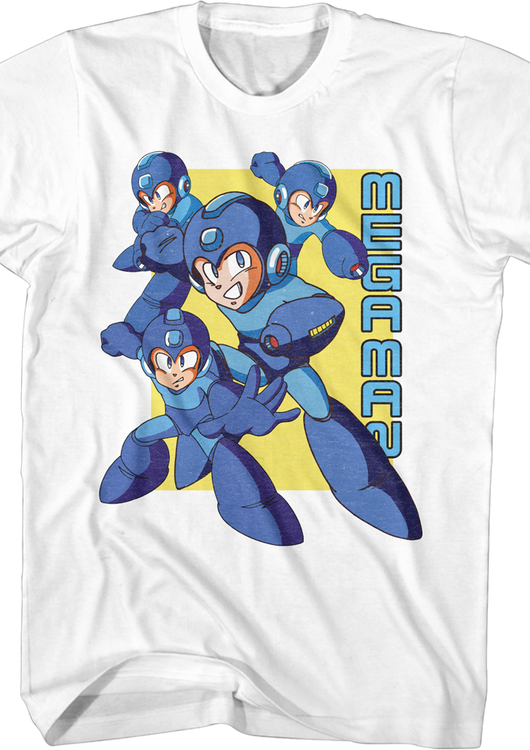 Action Poses Mega Man T-Shirt - main product image