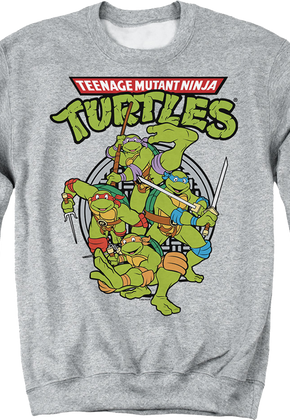 Action Poses Teenage Mutant Ninja Turtles Sweatshirt