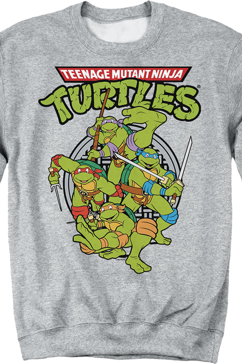 Action Poses Teenage Mutant Ninja Turtles Sweatshirt - main product image