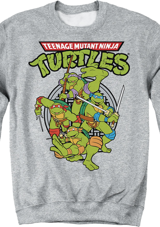Action Poses Teenage Mutant Ninja Turtles Sweatshirt - main product image