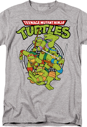 Action Poses Teenage Mutant Ninja Turtles T-Shirt
