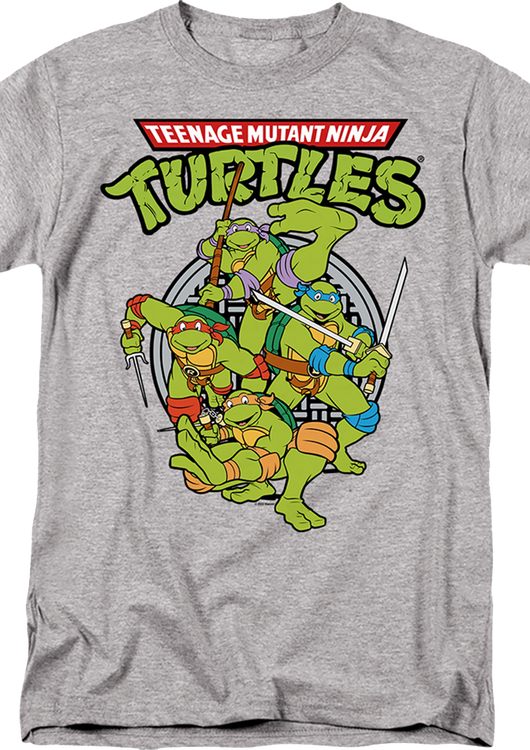 Action Poses Teenage Mutant Ninja Turtles T-Shirt - main product image