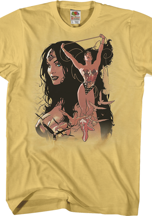 Adam Hughes Triumphant Wonder Woman T-Shirt - main product image