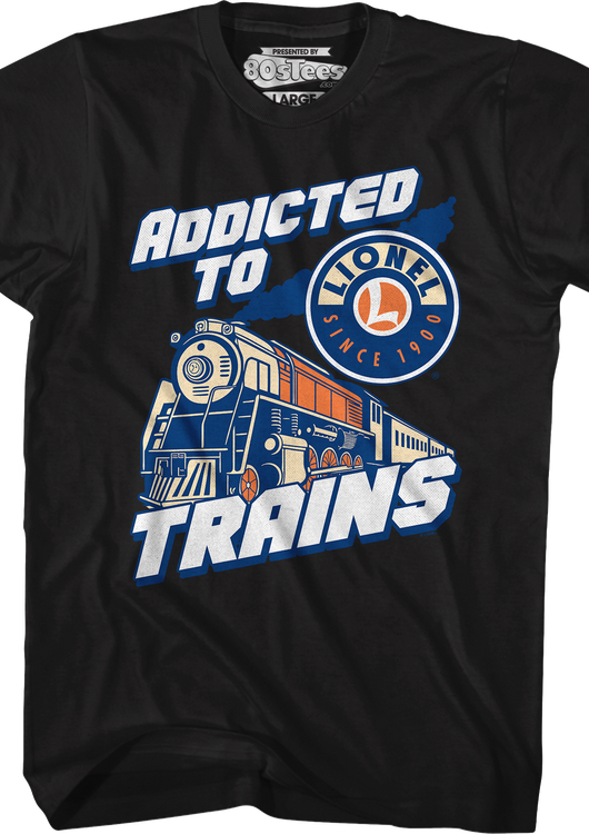 Addicted Lionel Trains T-Shirt - main product image