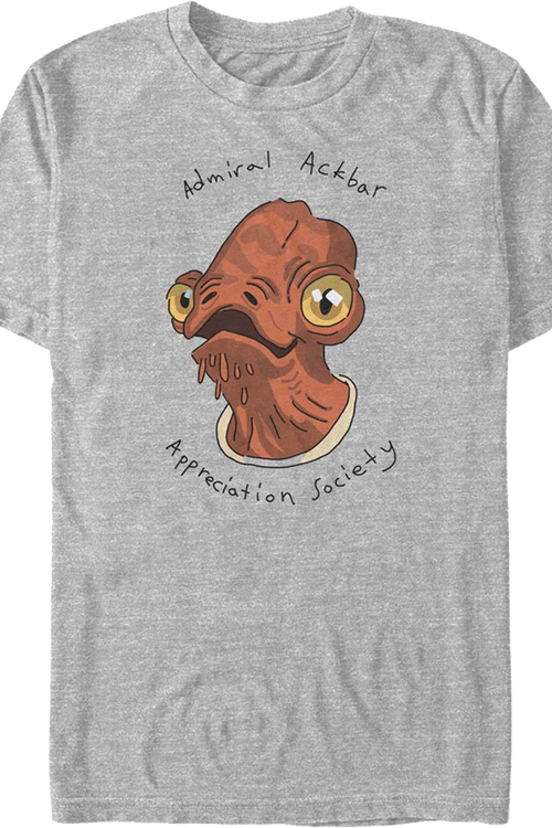 Admiral Ackbar Appreciation Day Star Wars T-Shirtmain product image