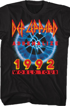 Adrenalize World Tour Def Leppard T-Shirt