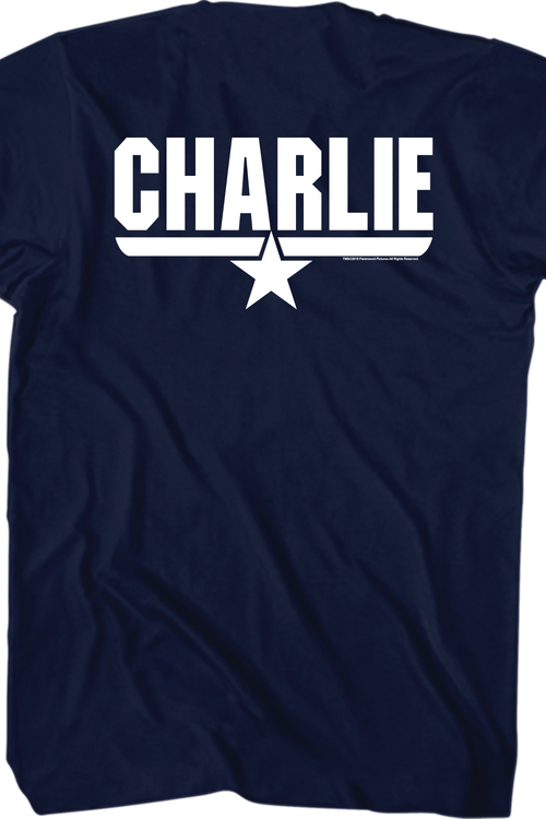 Adult Charlie Top Gun T-Shirtmain product image