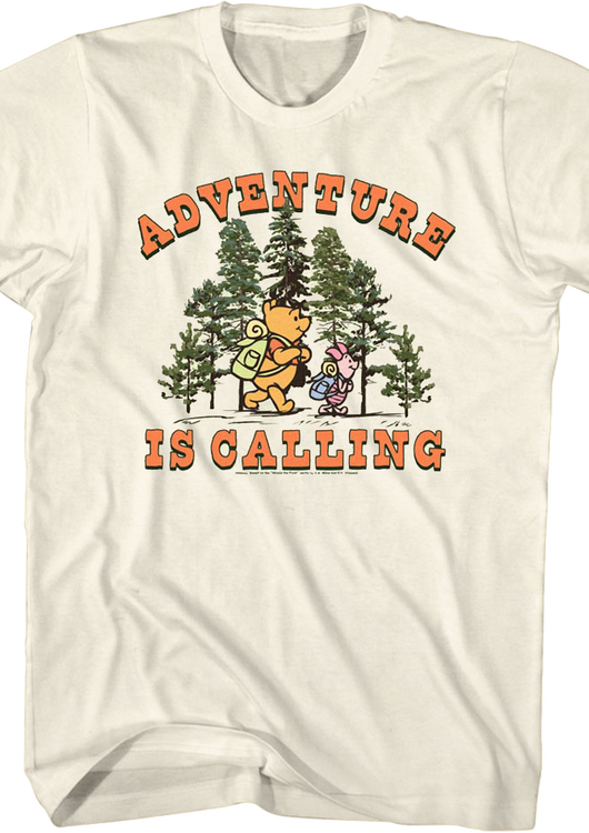 Adventure Is Calling Winnie The Pooh T-Shirt - main product image