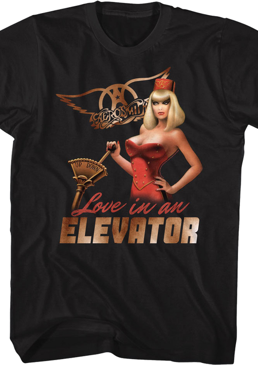 Vintage Love In An Elevator Aerosmith T-Shirt - main product image