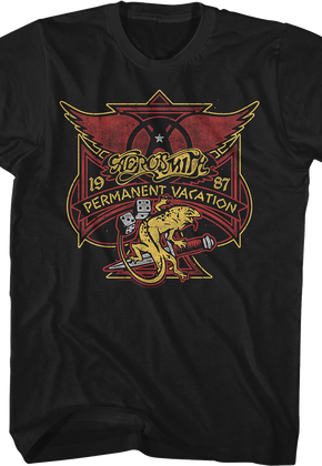 Permanent Vacation 1987 Aerosmith T-Shirt