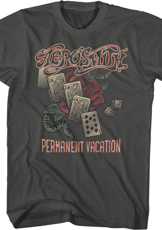 Aerosmith Permanent Vacation T-Shirt - main product image
