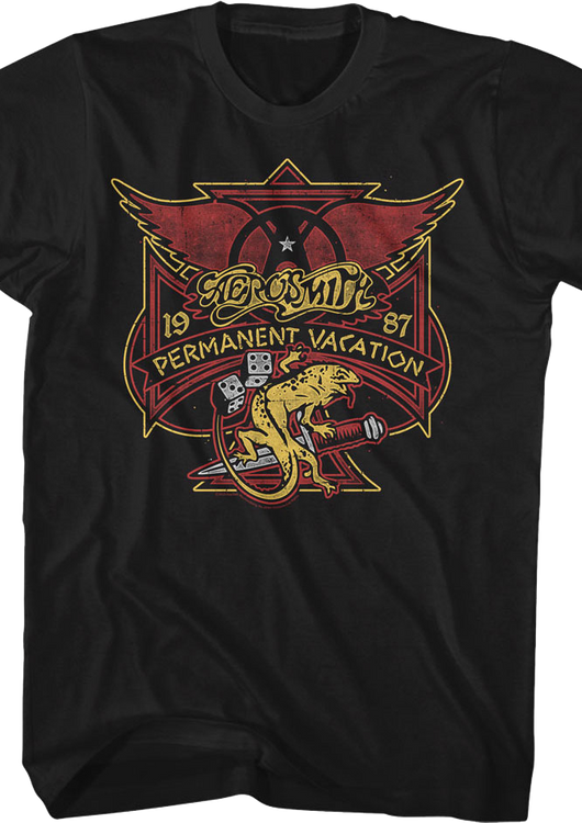 Permanent Vacation 1987 Aerosmith T-Shirt - main product image