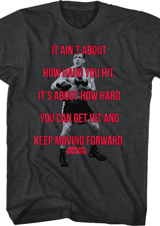 Ain't How Hard You Hit Rocky T-Shirt - main product image