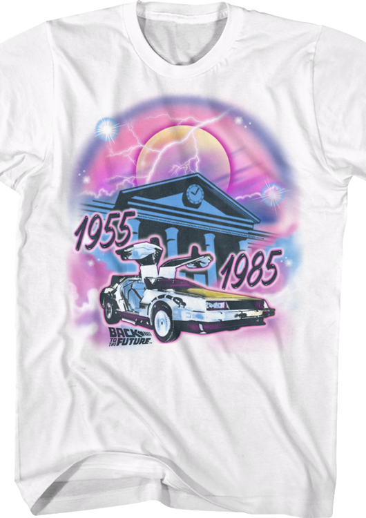 Airbrush Back To The Future T-Shirt - main product image