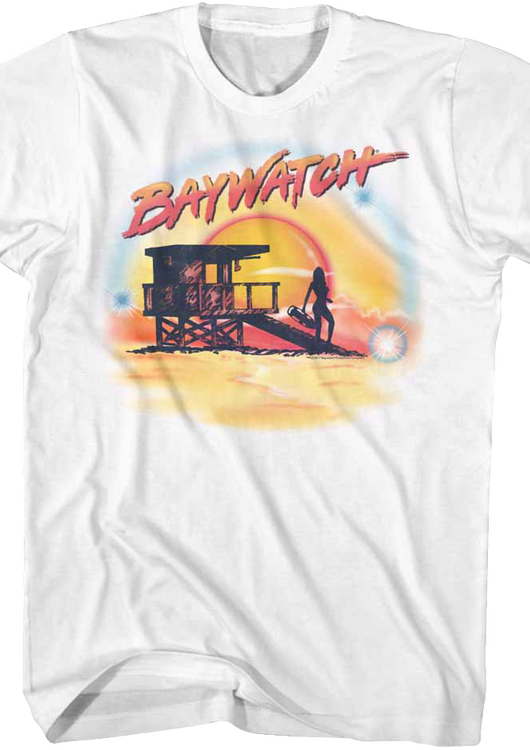 Airbrush Baywatch T-Shirt - main product image