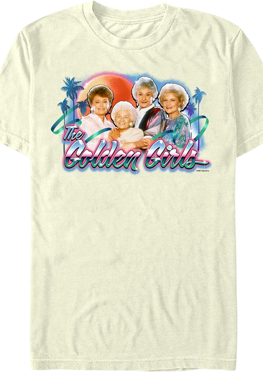 Airbrush Golden Girls T-Shirt - main product image