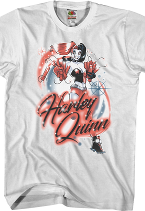 Airbrush Harley Quinn DC Comics T-Shirt