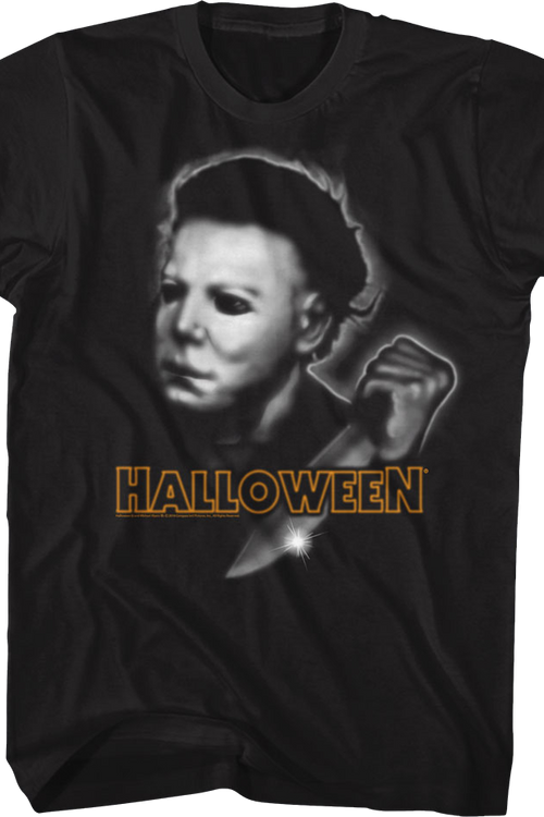 Airbrush Michael Myers Halloween T-Shirtmain product image
