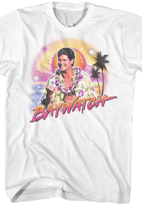 Airbrush Mitch Baywatch T-Shirt