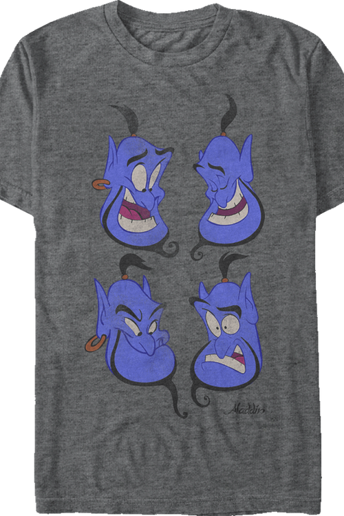 Aladdin Genie Faces T-Shirtmain product image