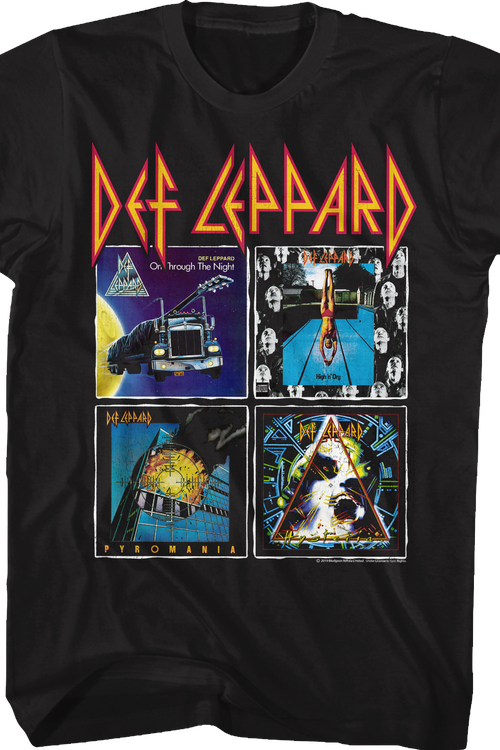 Album Covers Collage Def Leppard T-Shirtmain product image
