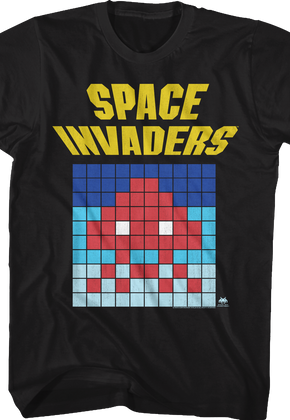 Alien Blocks Space Invaders T-Shirt