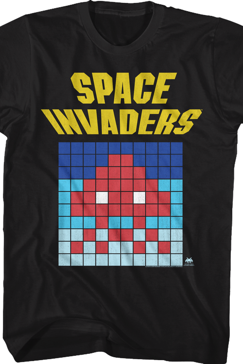 Alien Blocks Space Invaders T-Shirtmain product image