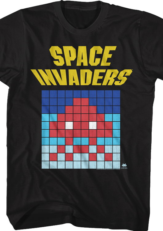 Alien Blocks Space Invaders T-Shirt - main product image