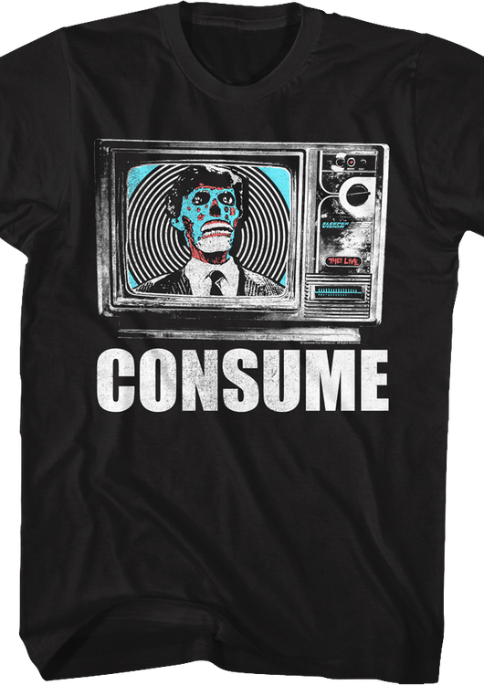 Alien Consume They Live T-Shirt - main product image