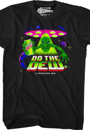 Exclusive Alien Do The Dew Video Game Mountain Dew T-Shirt