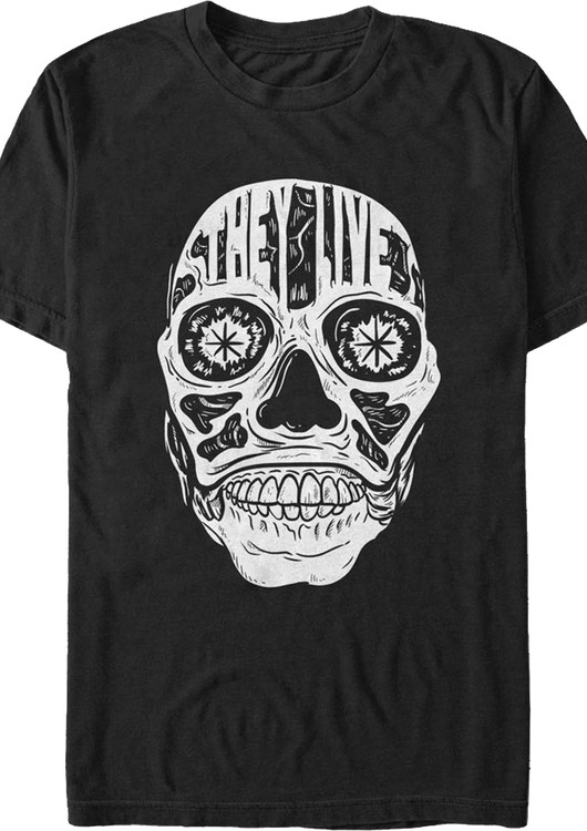 Alien Face They Live T-Shirt - main product image