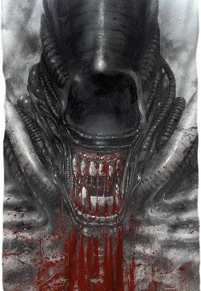Alien 36 x 58 Fleece Blanket