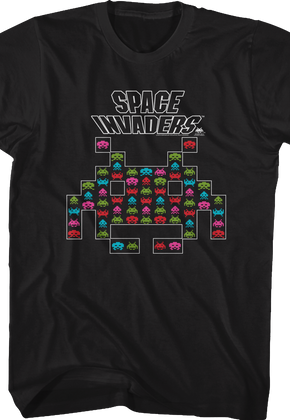 Alien Shape Space Invaders T-Shirt