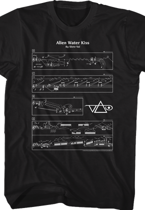 Alien Water Kiss Steve Vai T-Shirt