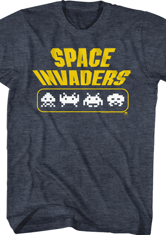 Aliens Space Invaders T-Shirt - main product image